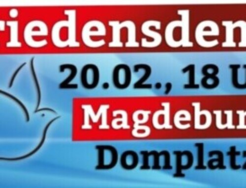 Große Friedensdemo am 20.02.2023 in Magdeburg auf dem Domplatz!