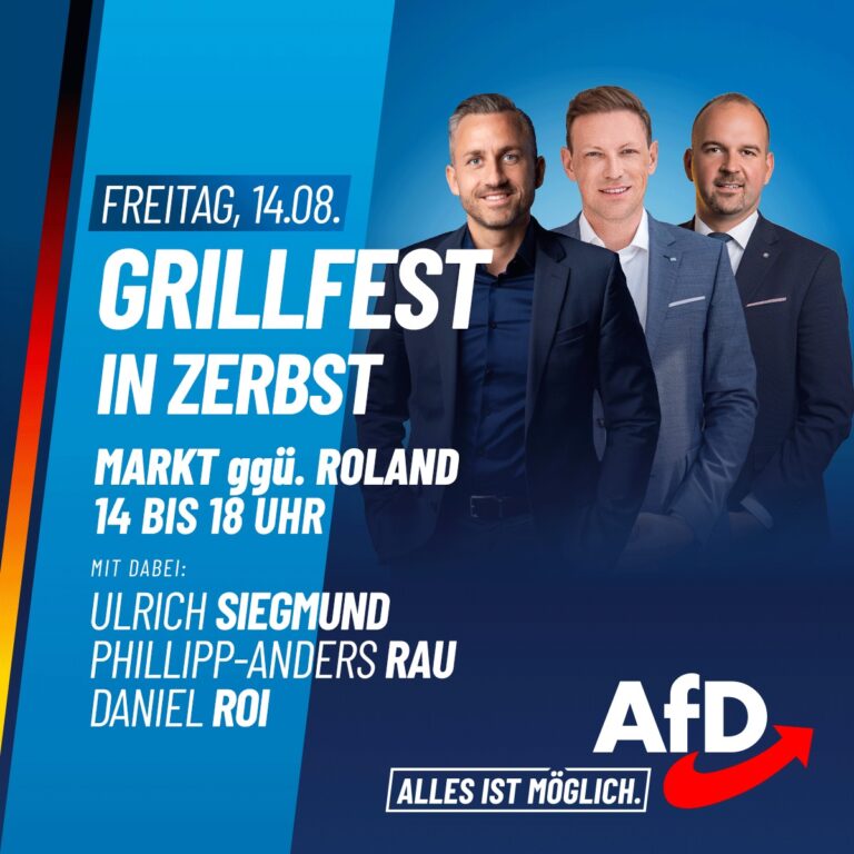 Grillfest in Zerbst