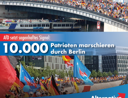 AfD setzt sagenhaftes Signal: 10.000 Patrioten marschieren durch Berlin